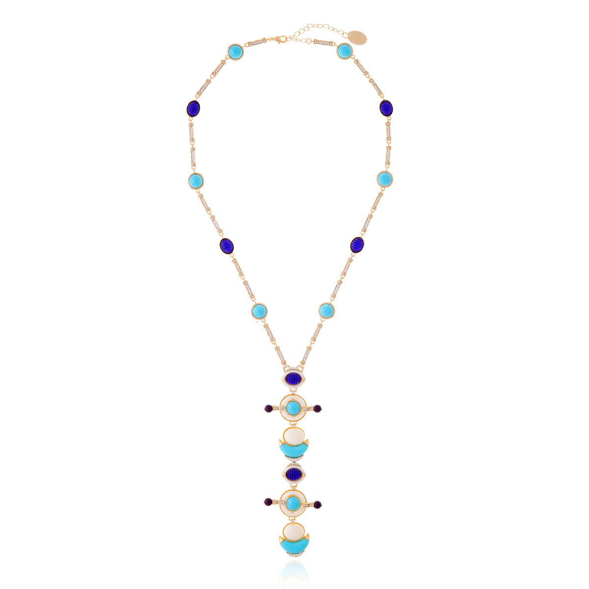 COLAR CONDOR TURQUESA Ouro