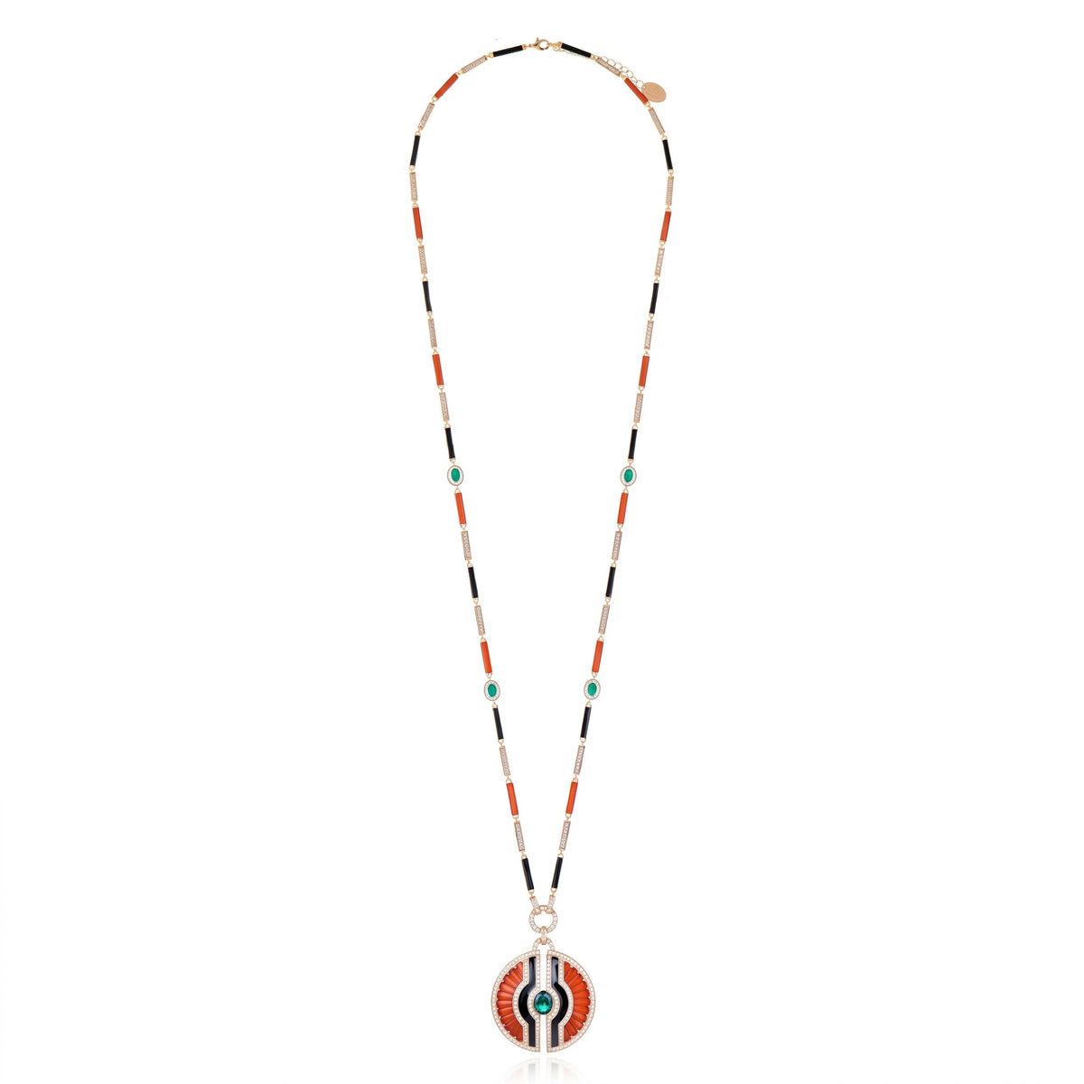 COLAR INTI CORAL Ouro