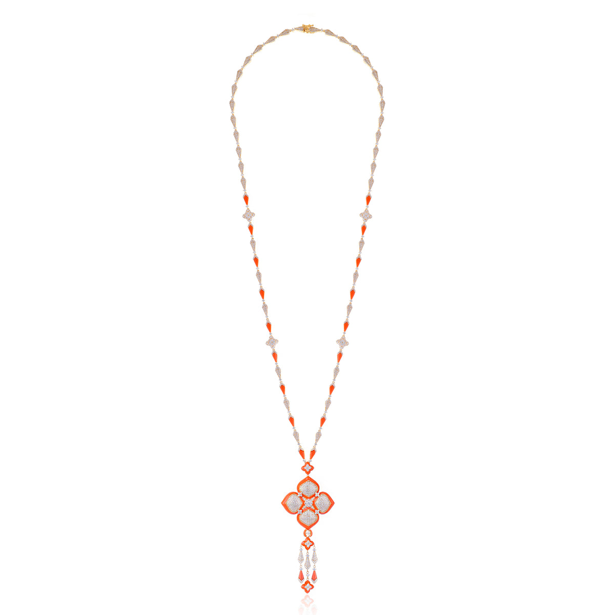 COLAR CUZCO CORAL Ouro