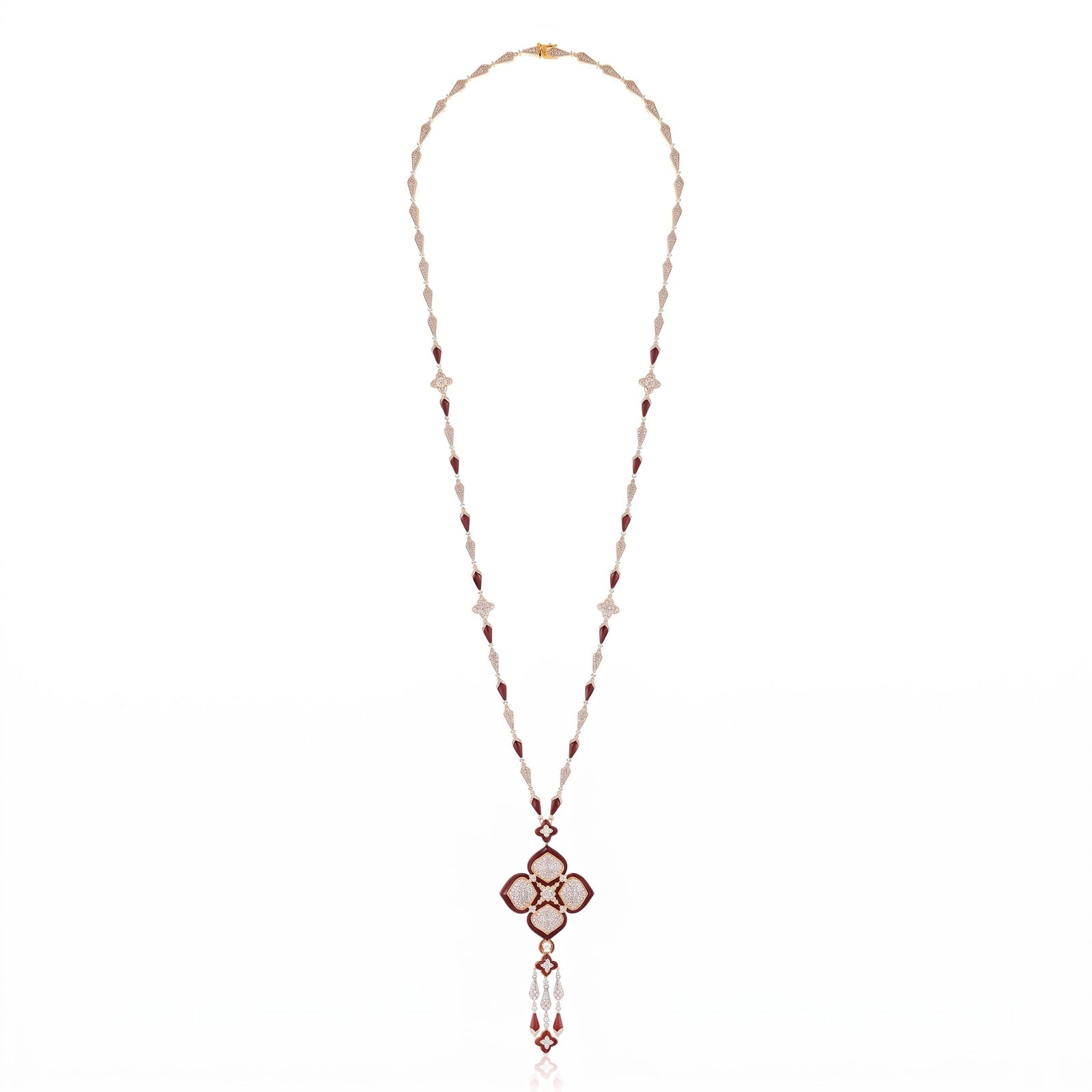 COLAR CUZCO BURGUNDY Ouro