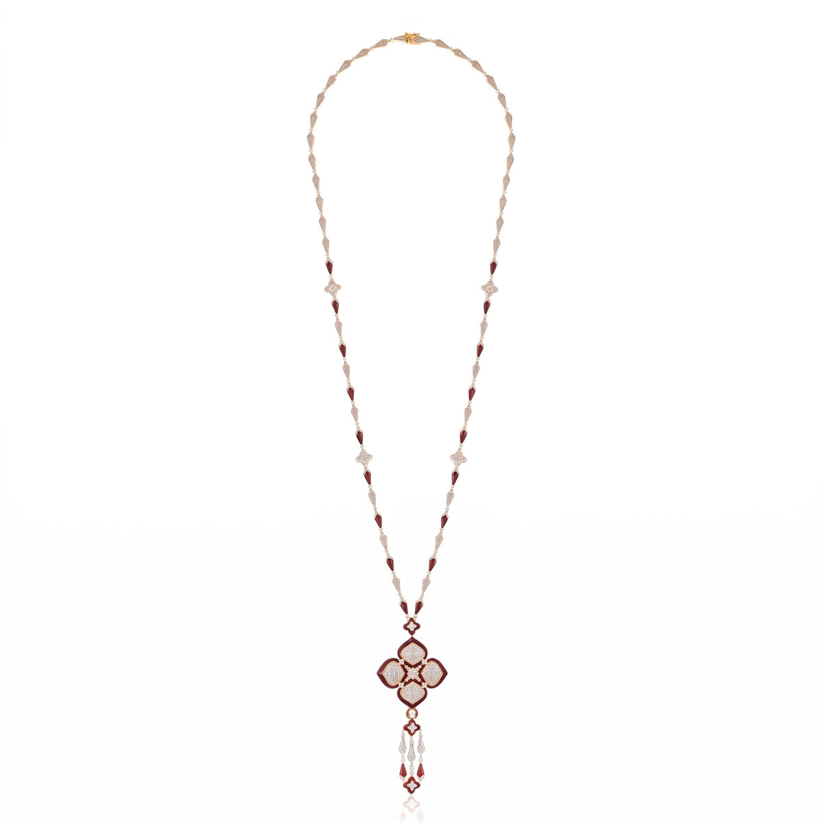 COLAR CUZCO BURGUNDY Ouro