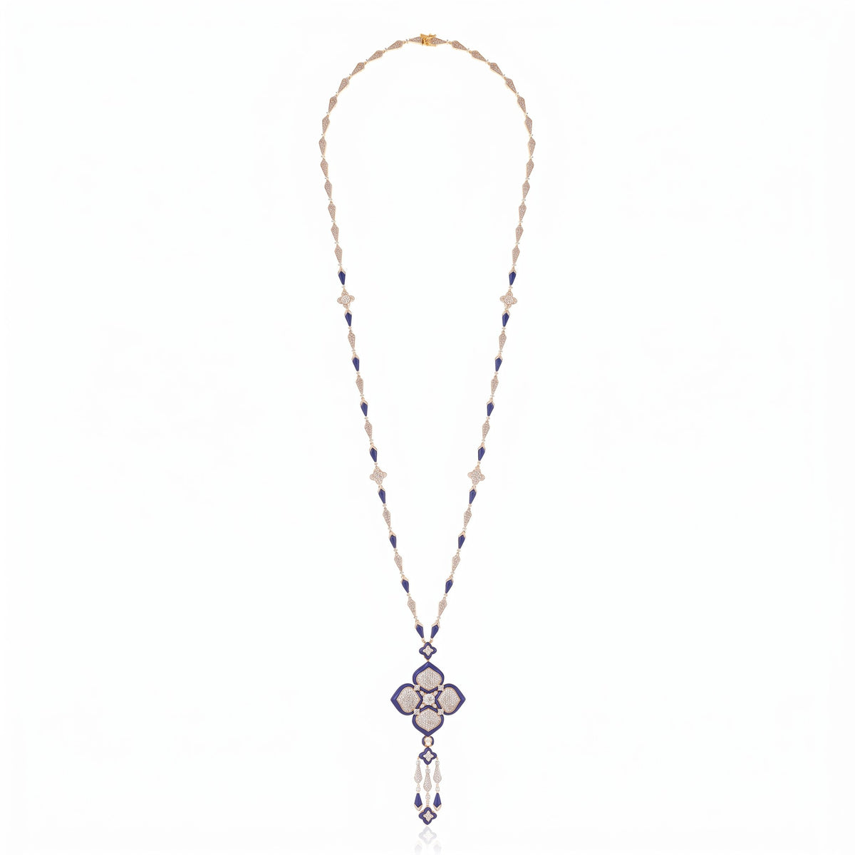 COLAR CUZCO AZUL Ouro
