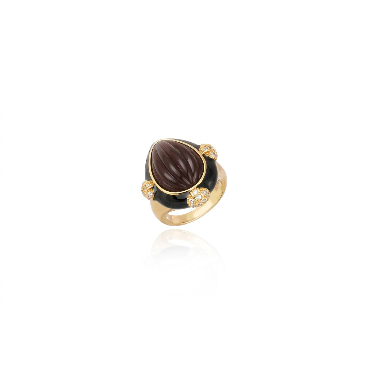 ANEL QUILLA BURGUNDY Ouro