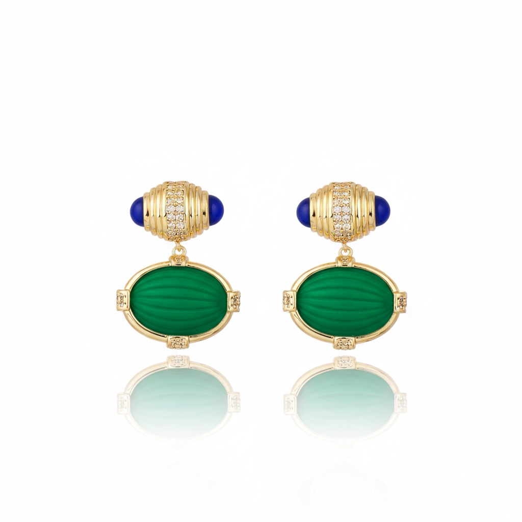 BRINCO TARSILA VERDE Ouro
