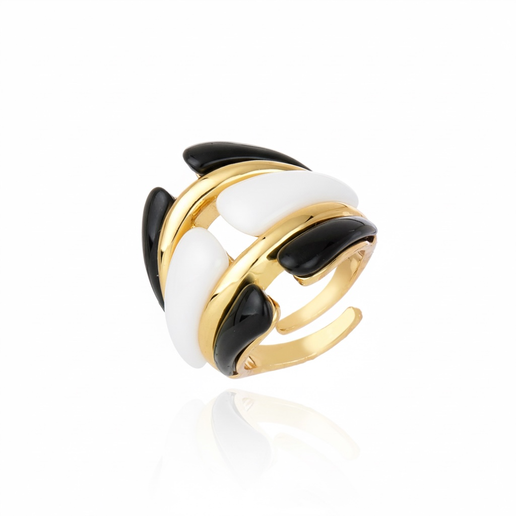 ANEL PORTINARI PRETO Ouro