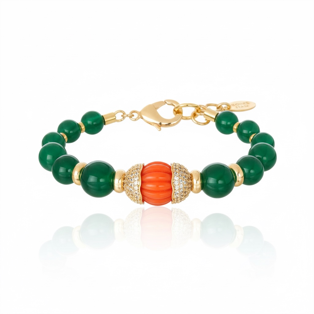 PULSEIRA MALFATTI VERDE Ouro