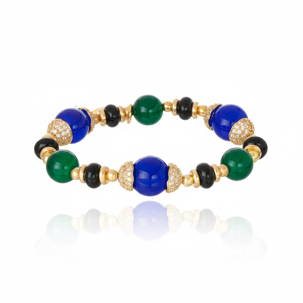 PULSEIRA TARSILA AZUL Ouro