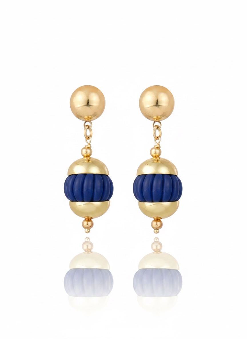 BRINCO MALFATTI AZUL Ouro