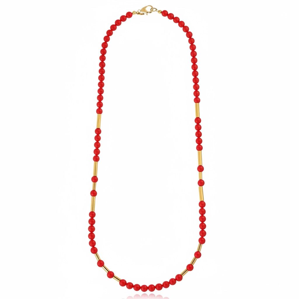 COLAR SEGALL LONGO CORAL Ouro