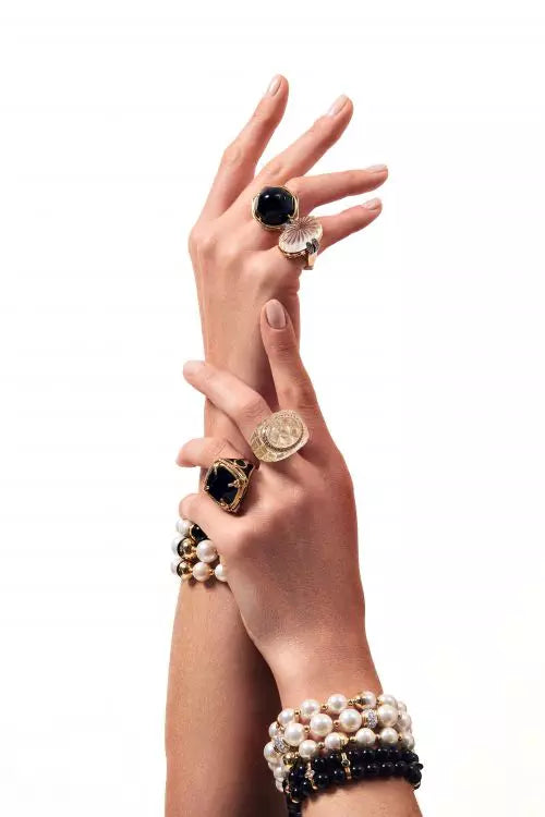 Anel Fashion Escamas Italian Glam Ouro