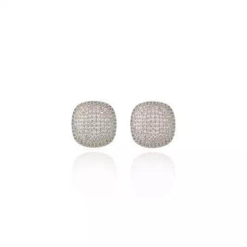 BRINCO FASHION ZIRCONIA LUINO Prata