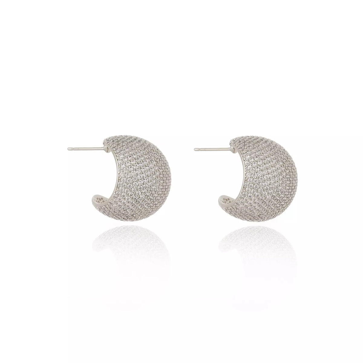 BRINCO PAVÊ ZIRCONIA CERESOLO Prata