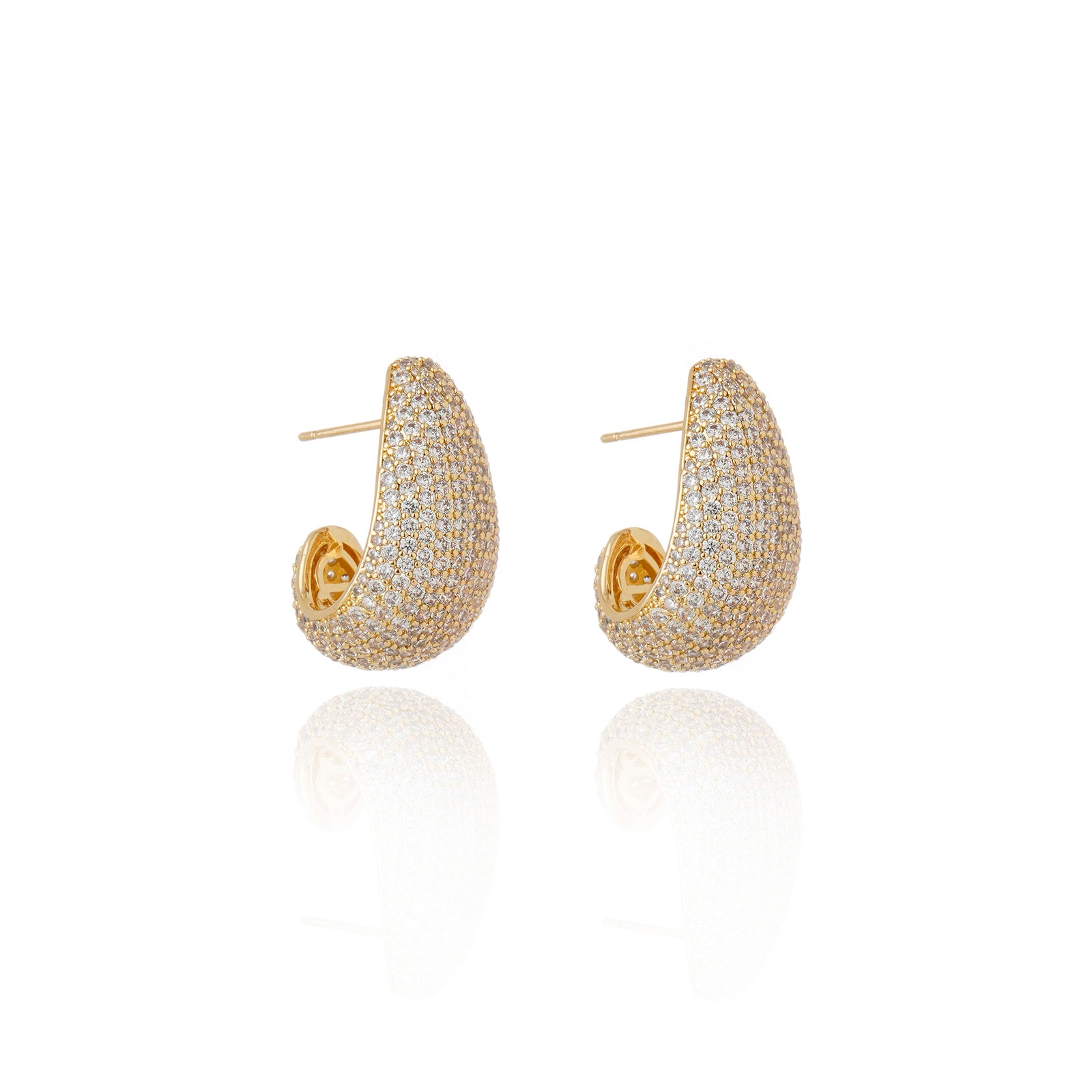 BRINCO GOTA ZIRCONIA BRISINO Ouro