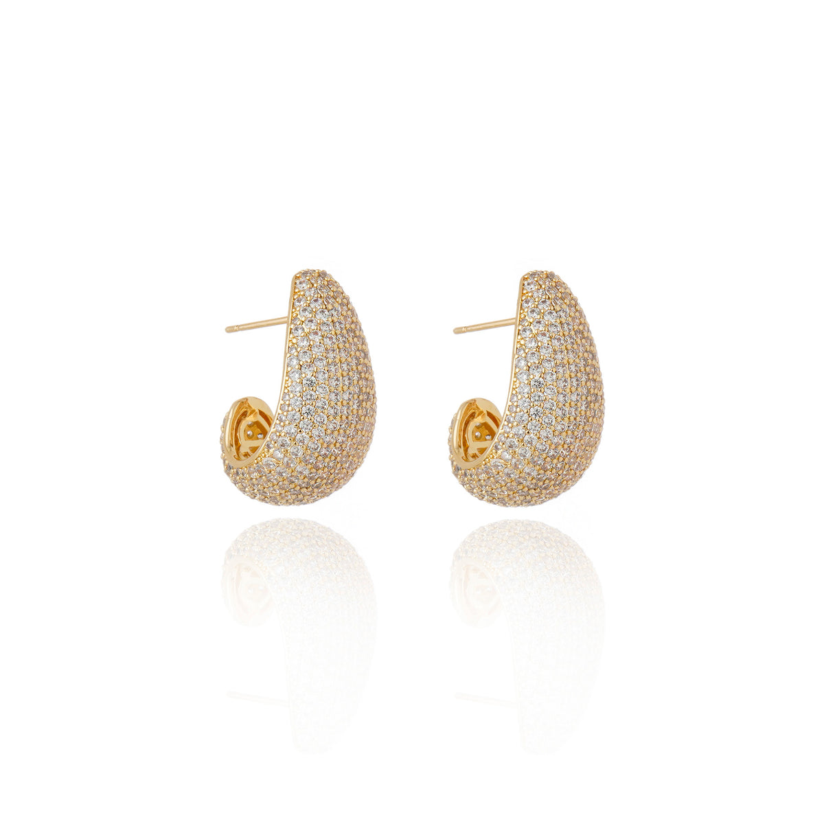 BRINCO GOTA ZIRCONIA BRISINO Ouro