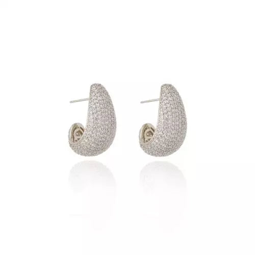 BRINCO GOTA ZIRCONIA BRISINO Prata