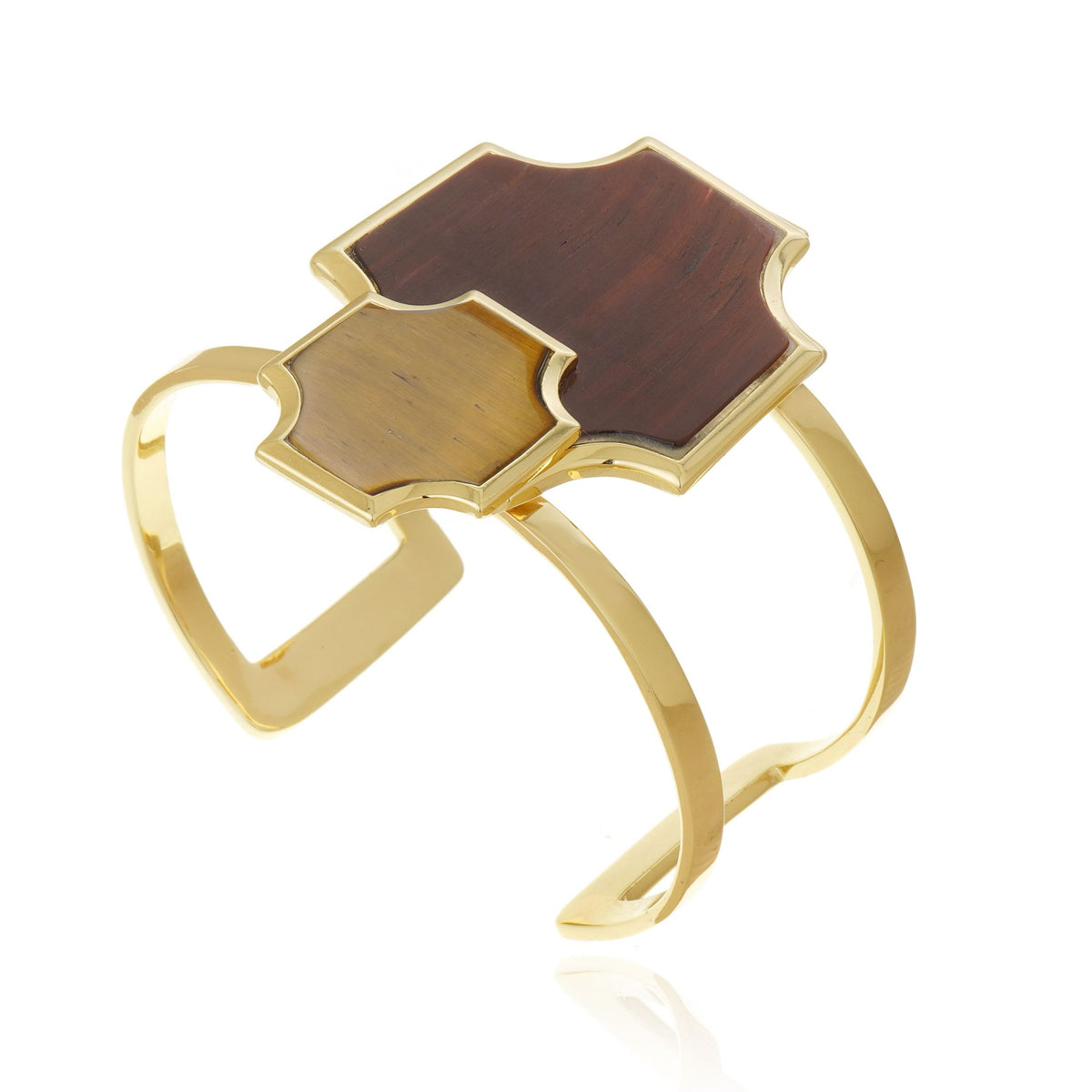 BRACELETE HARMONIA OLHO DE TIGRE  Ouro