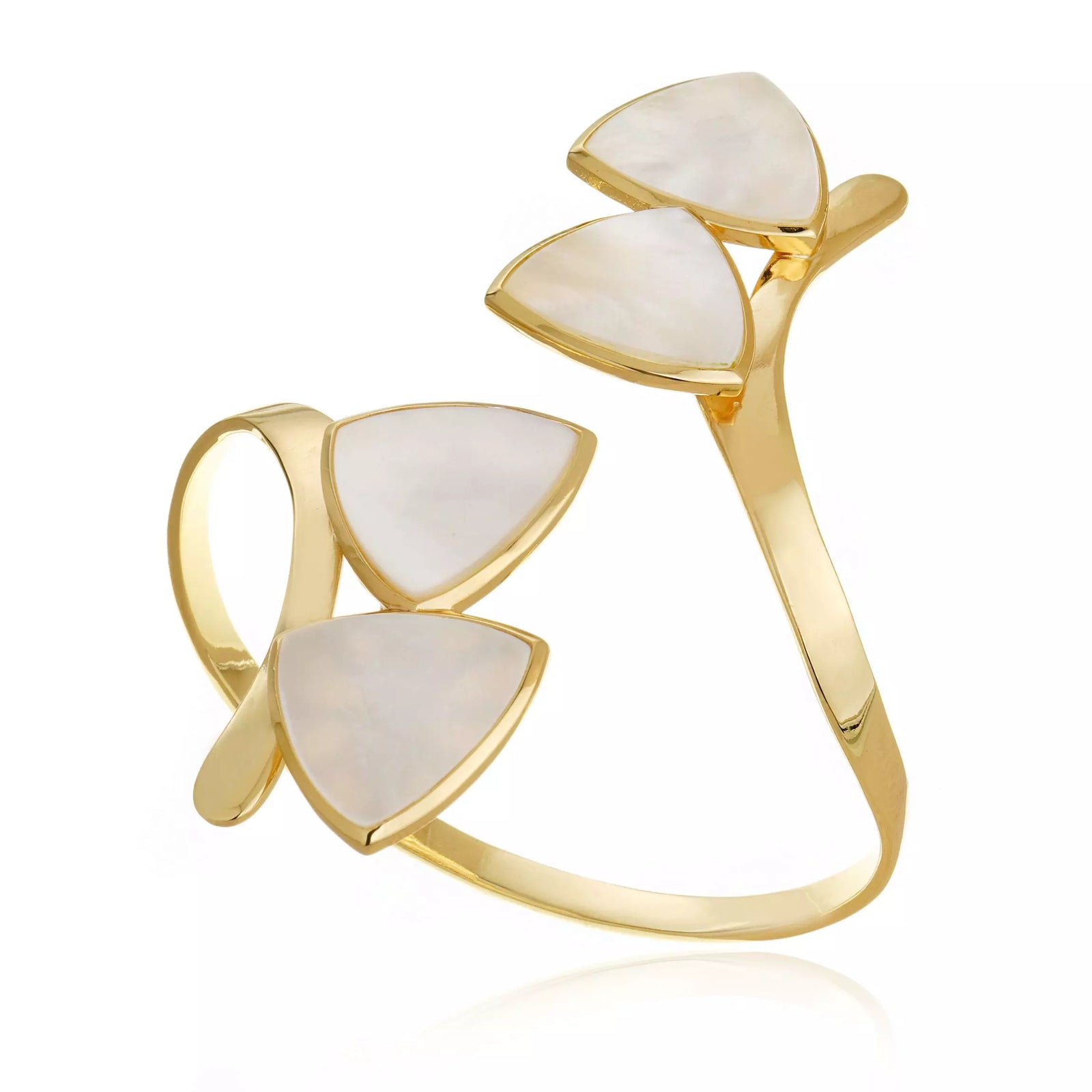BRACELETE CONCEITO AFRODITE MADREPEROLA BRANCA  Ouro