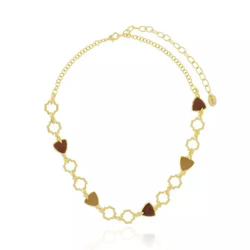 CHOKER HIMEROS OLHO DE TIGRE  Ouro