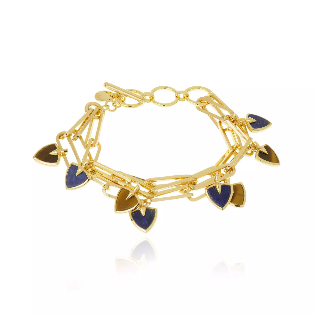 PULSEIRA  ANTEROS LÁPIS-LAZULI  Ouro