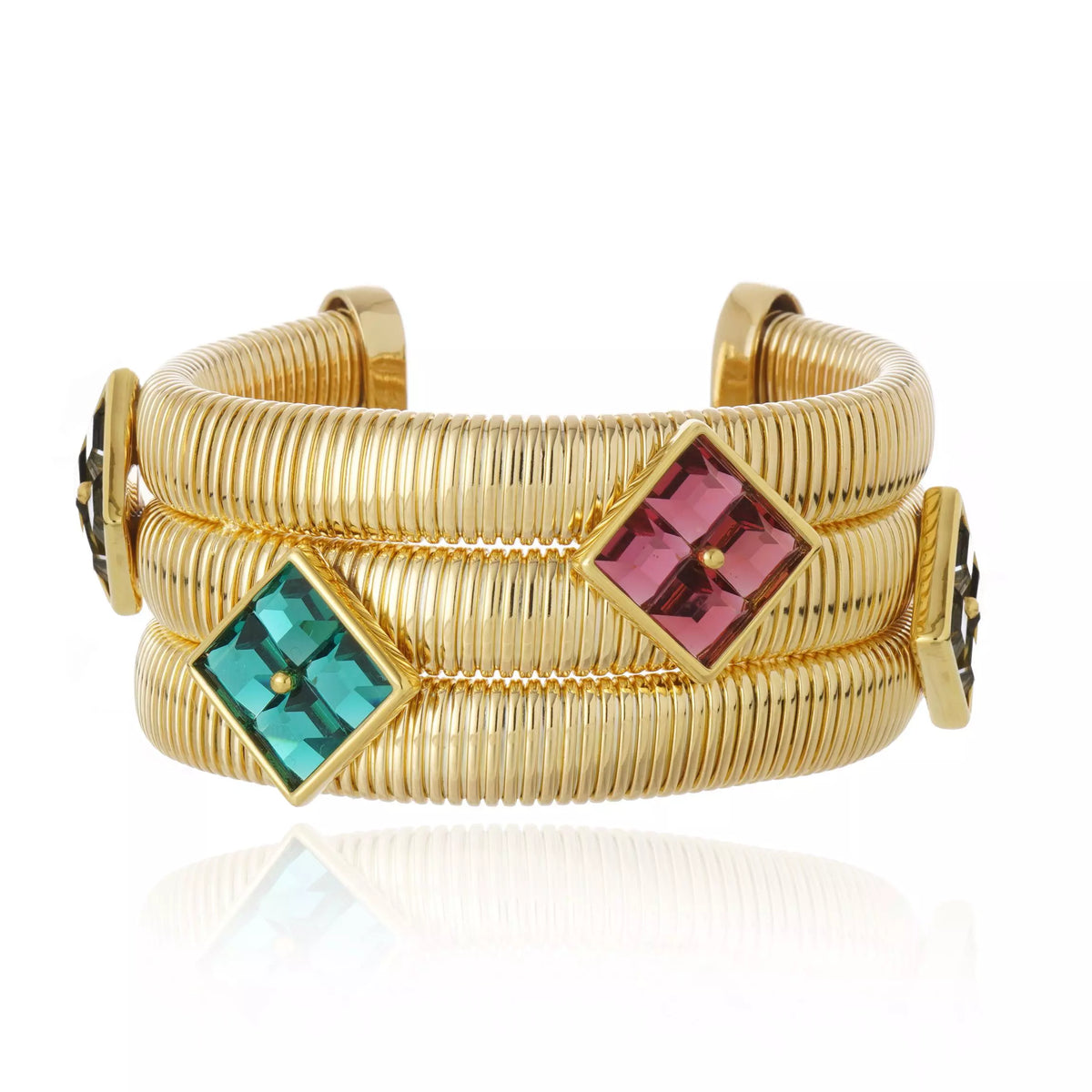 PULSEIRA PRISMA  MULTICOLOR LUCENZA Ouro