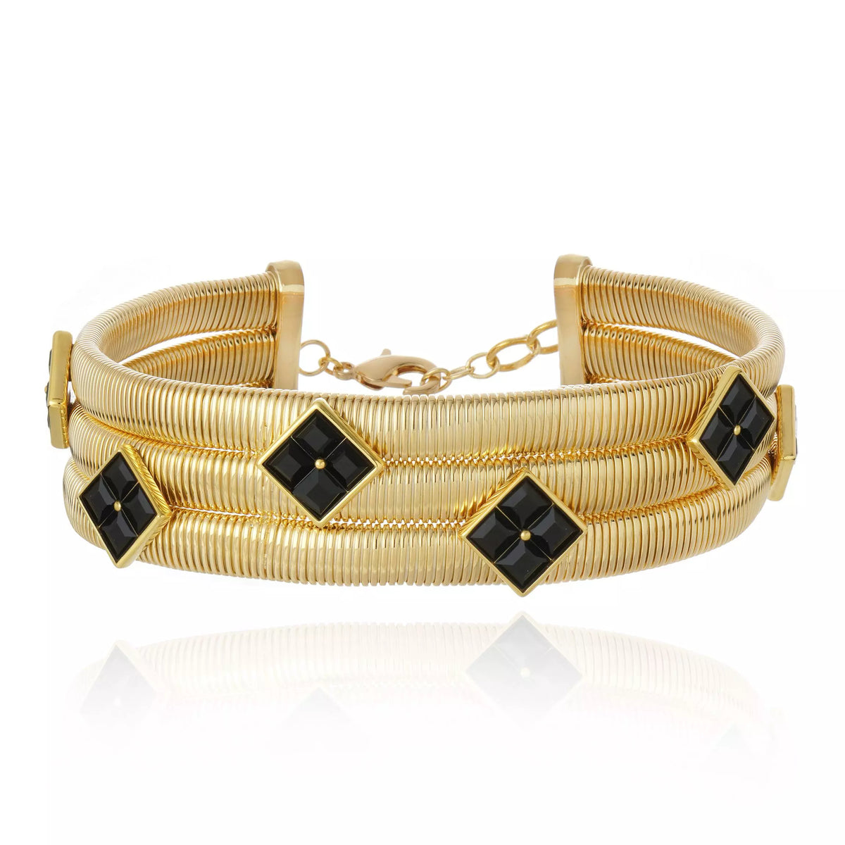 CHOCKER PRISMA BLACK LUCENZA Ouro