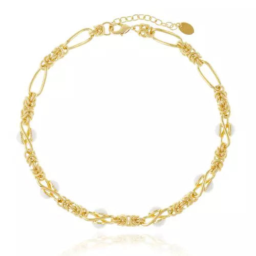 COLAR LISANZA CURTO COM GOTAS BAVENO Ouro