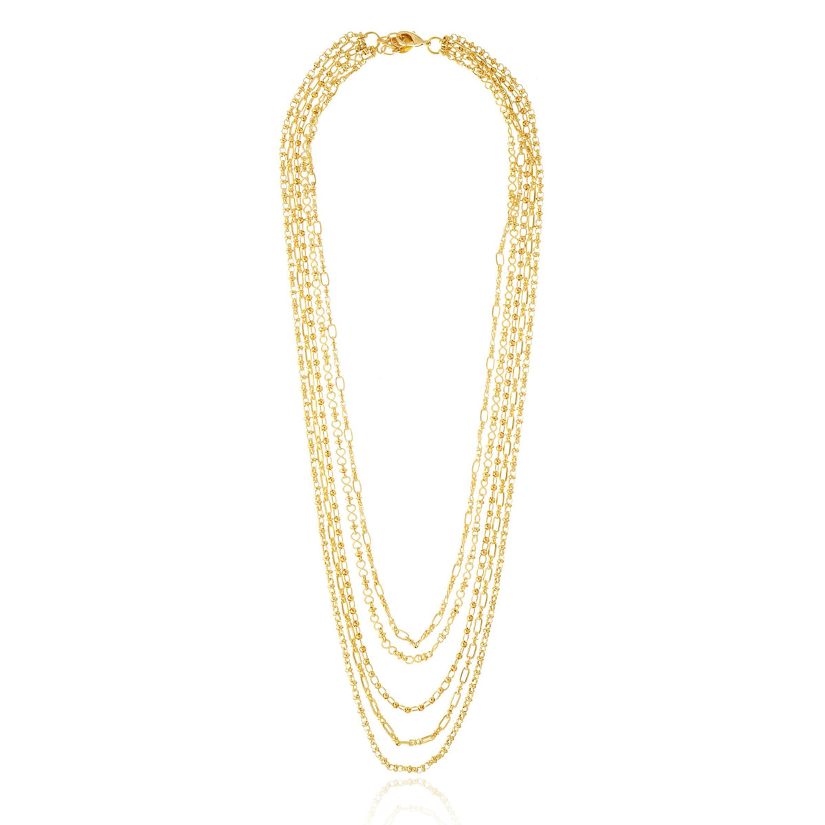 COLAR BARROCO RAINBOW VOLTAS STRESA Ouro